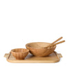 Istria Serveware Set Oak 5 Piece
