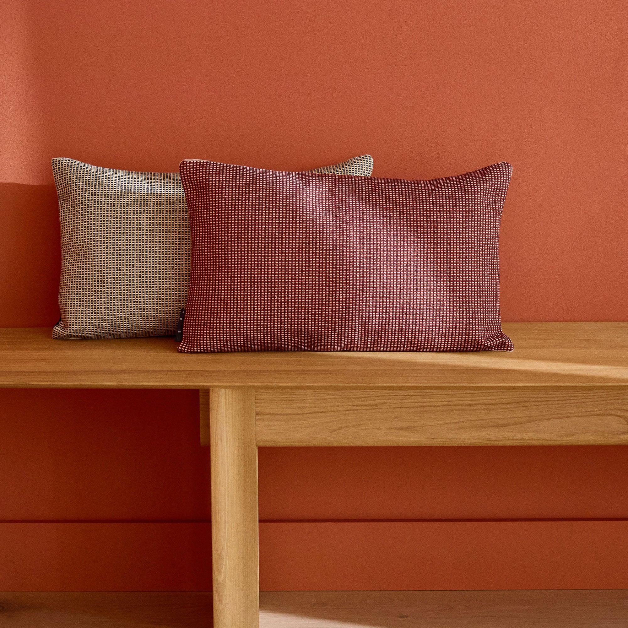 Otterley Crimson & Blush Cushion Cover 30 x 50cm