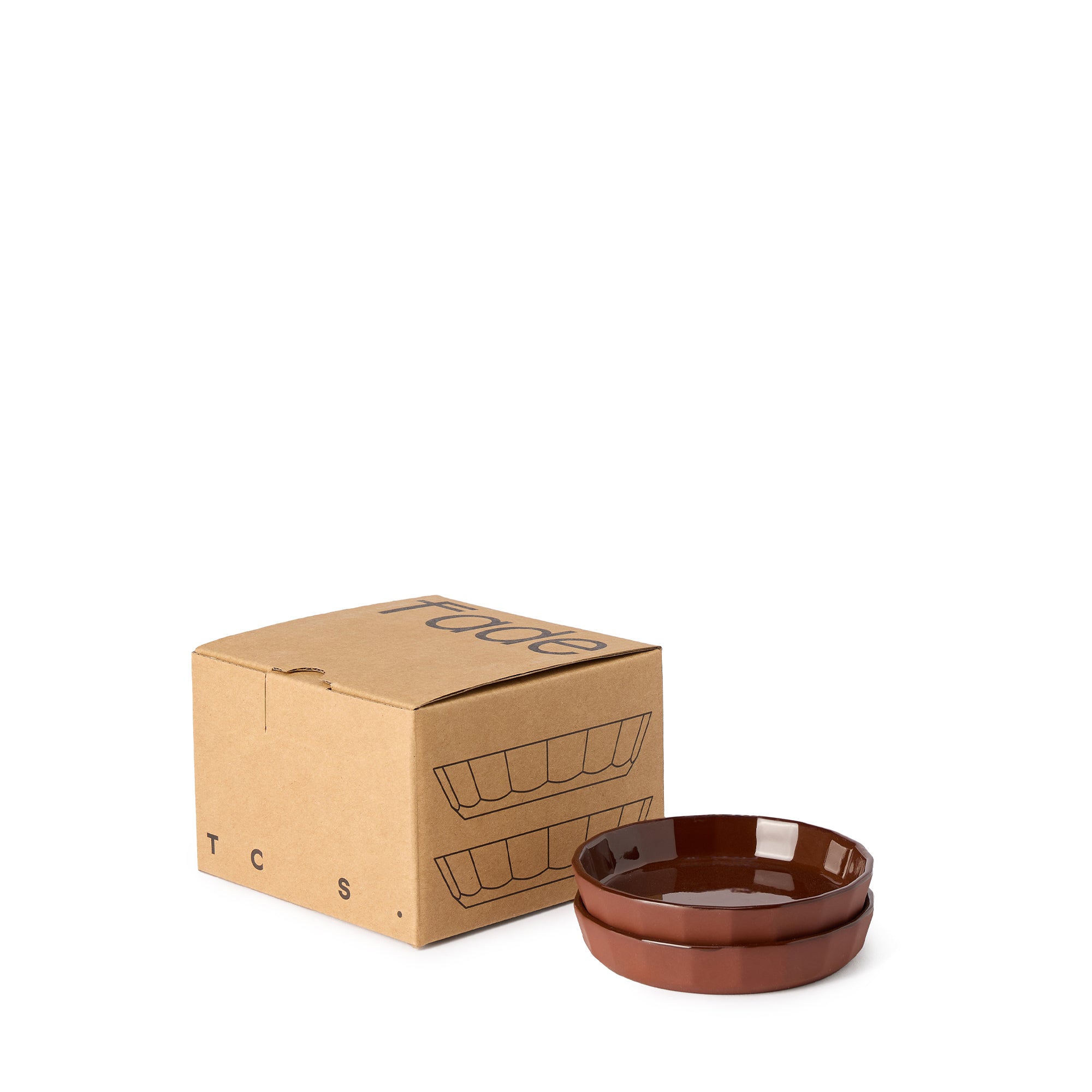 Fade Small Dish Cacao 9cm (Set of 2)