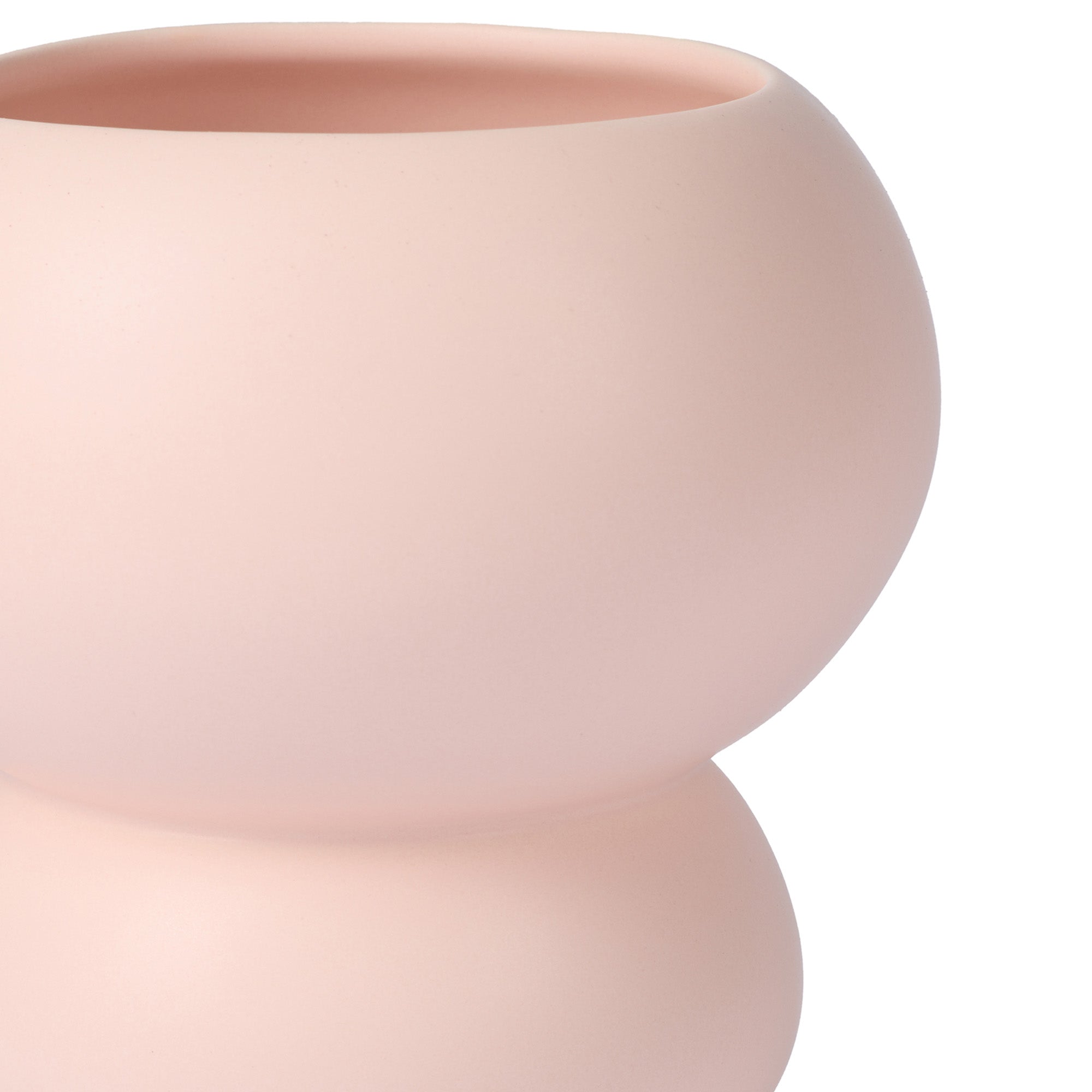 Stacked Spheres Vase Plaster