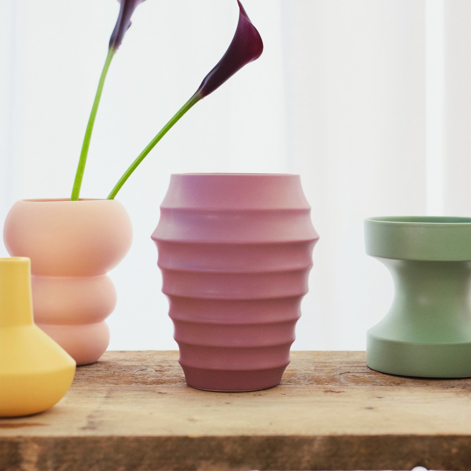 Beehive Vase Mauve