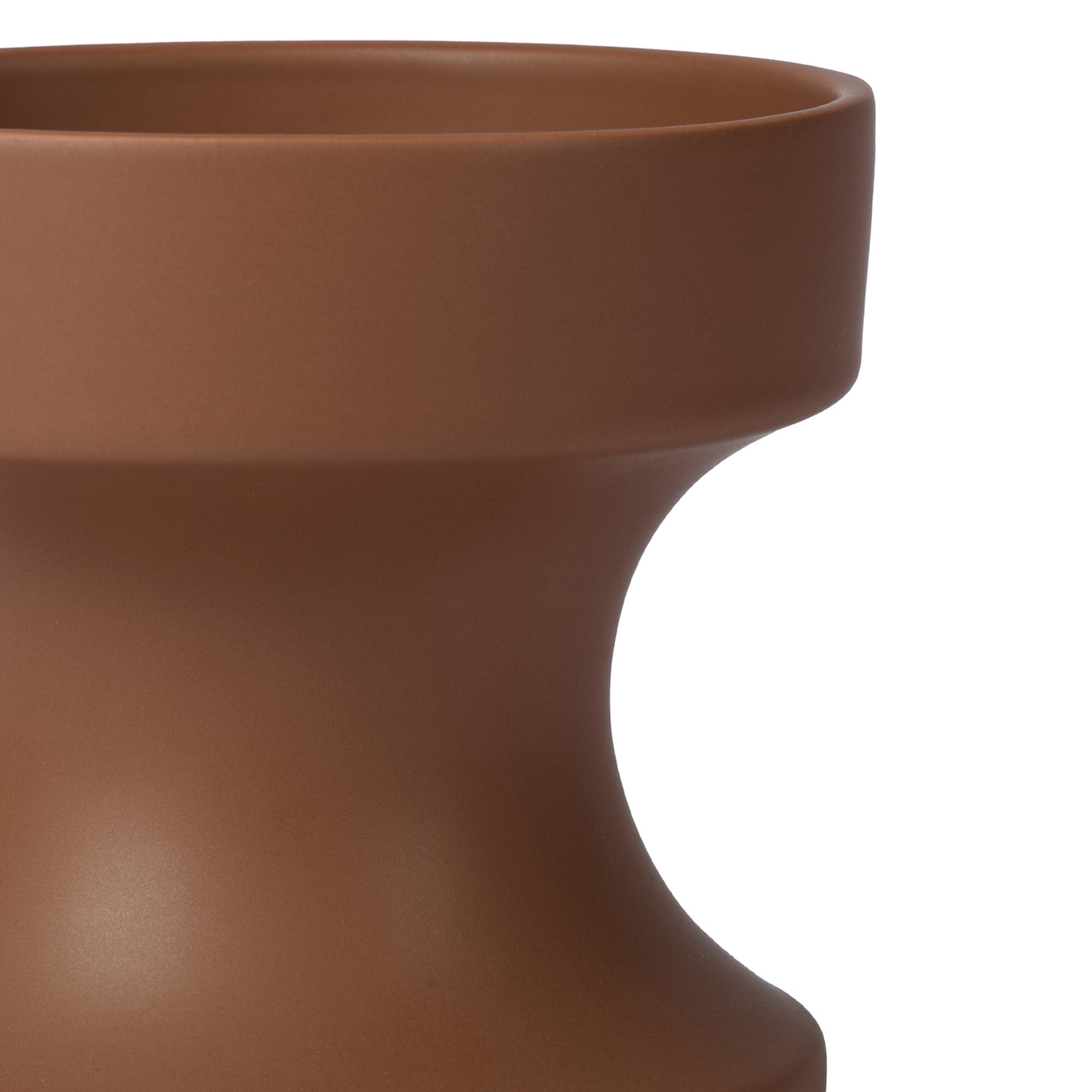 Bolt Vase Brown