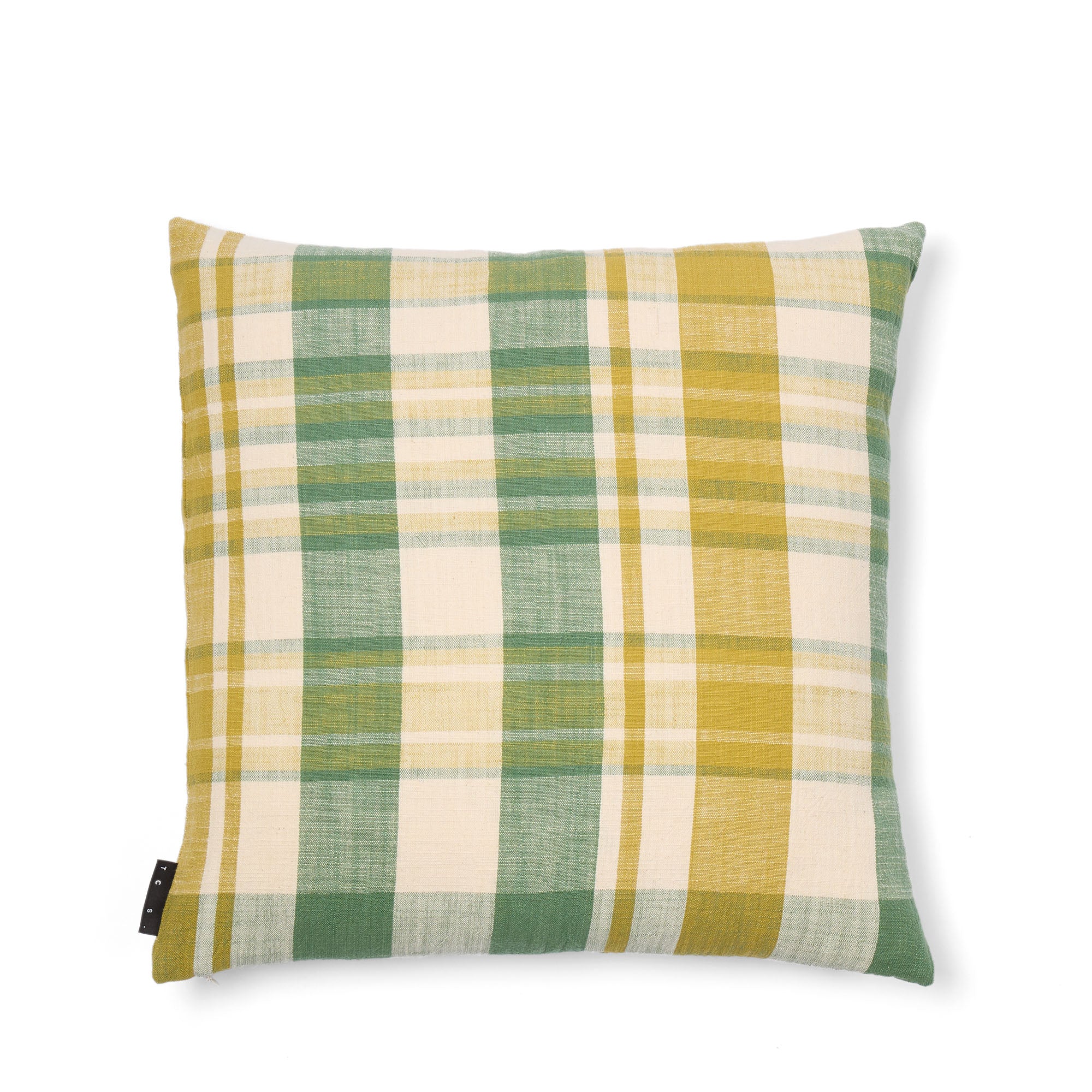 Marabar Cushion Cover Green & Chartreuse 50 x 50cm
