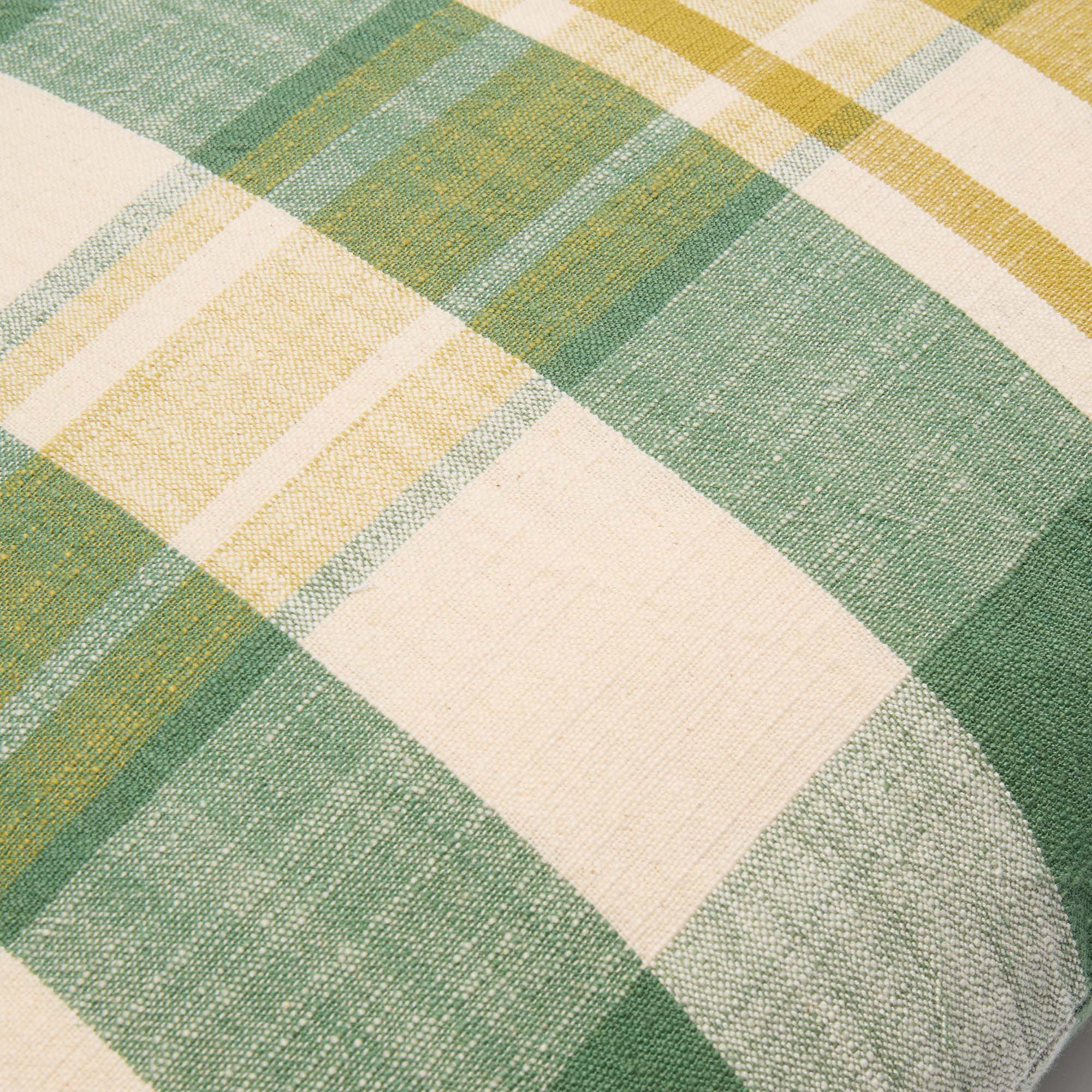 Marabar Cushion Cover Green & Chartreuse 50 x 50cm