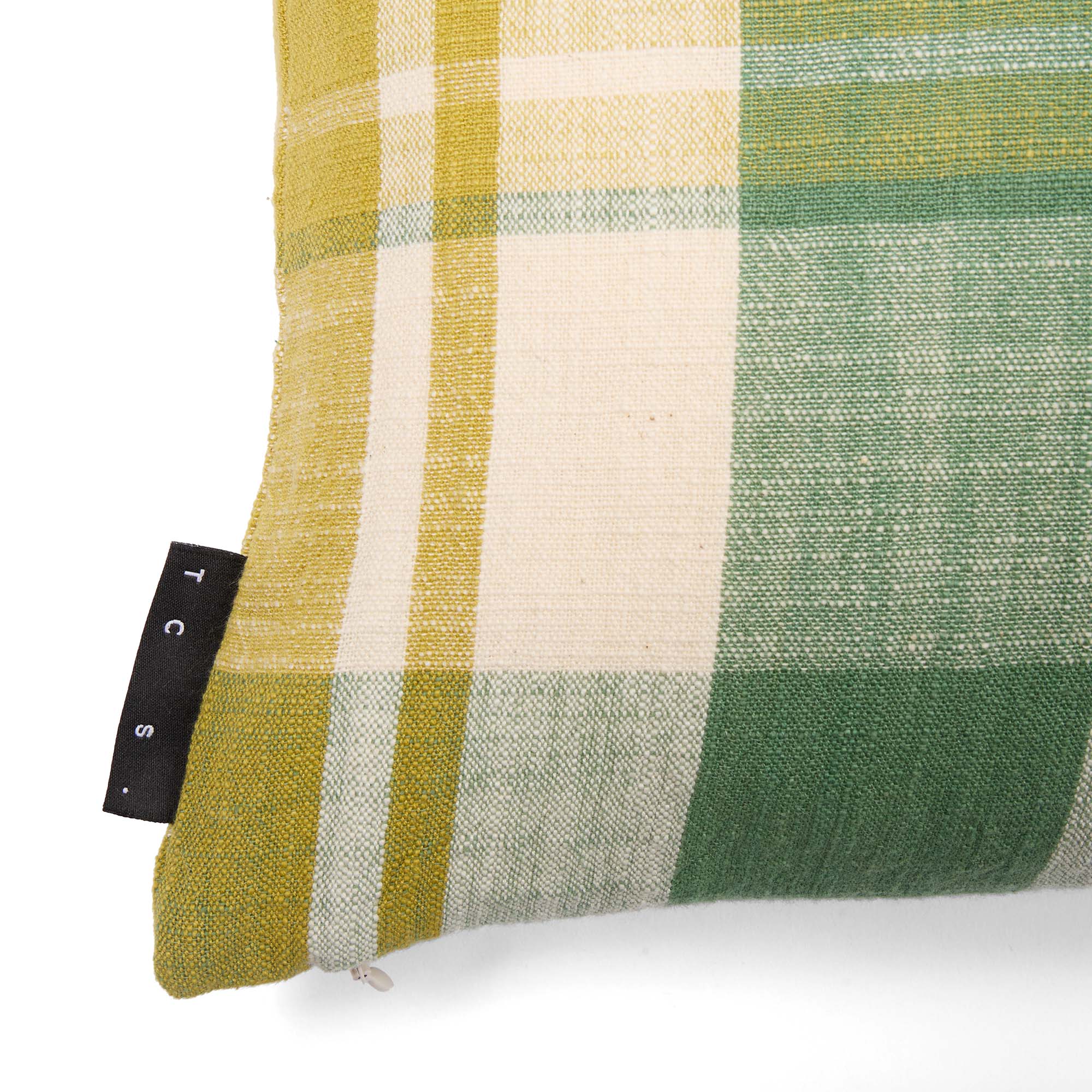 Marabar Cushion Cover Green & Chartreuse 50 x 50cm