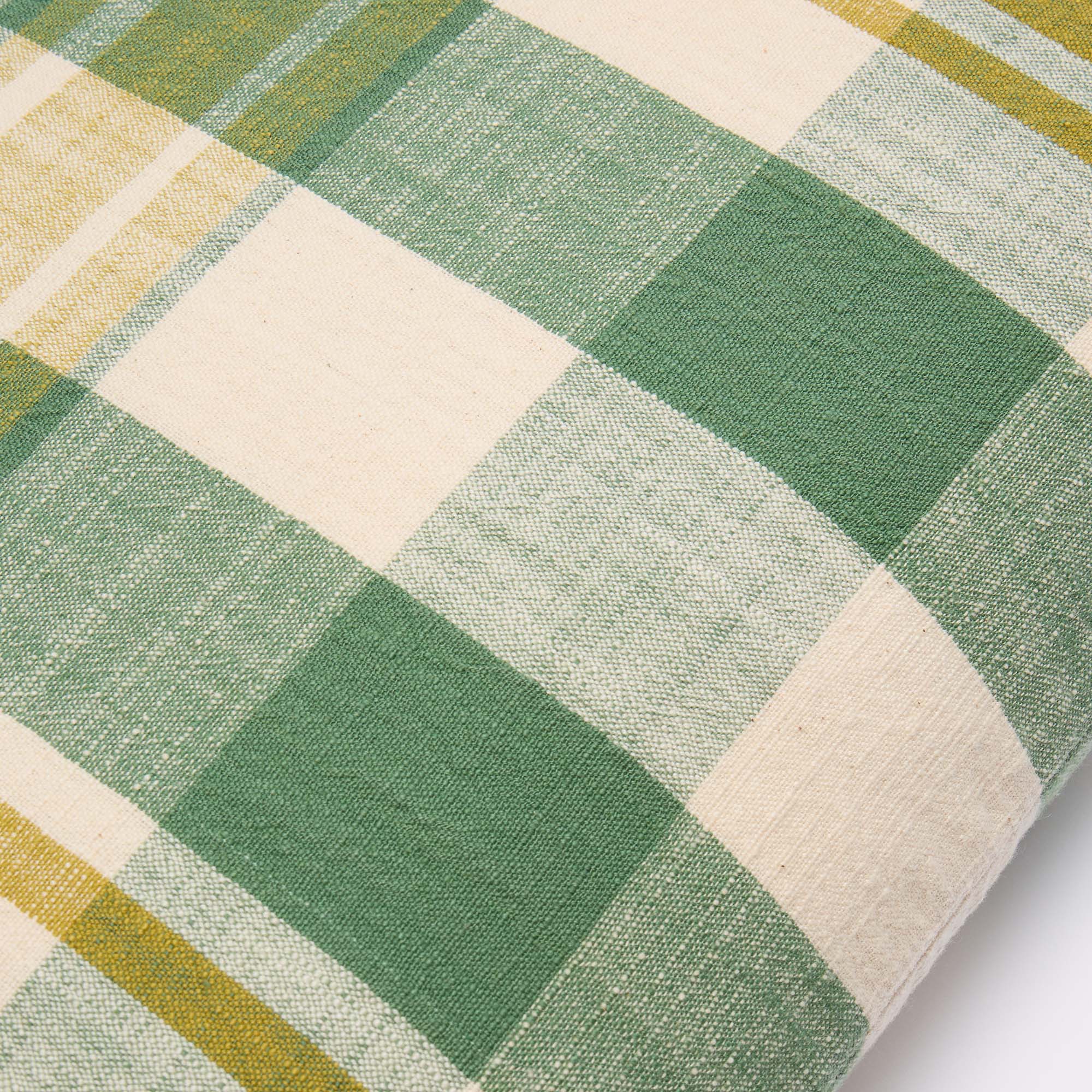 Marabar Cushion Cover Green & Chartreuse 40 x 60cm