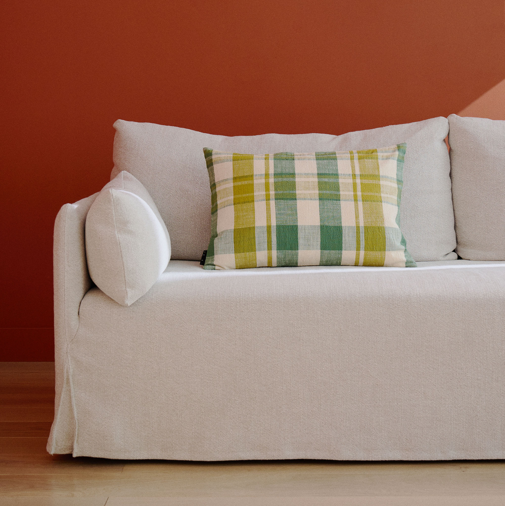 Marabar Cushion Cover Green & Chartreuse 40 x 60cm