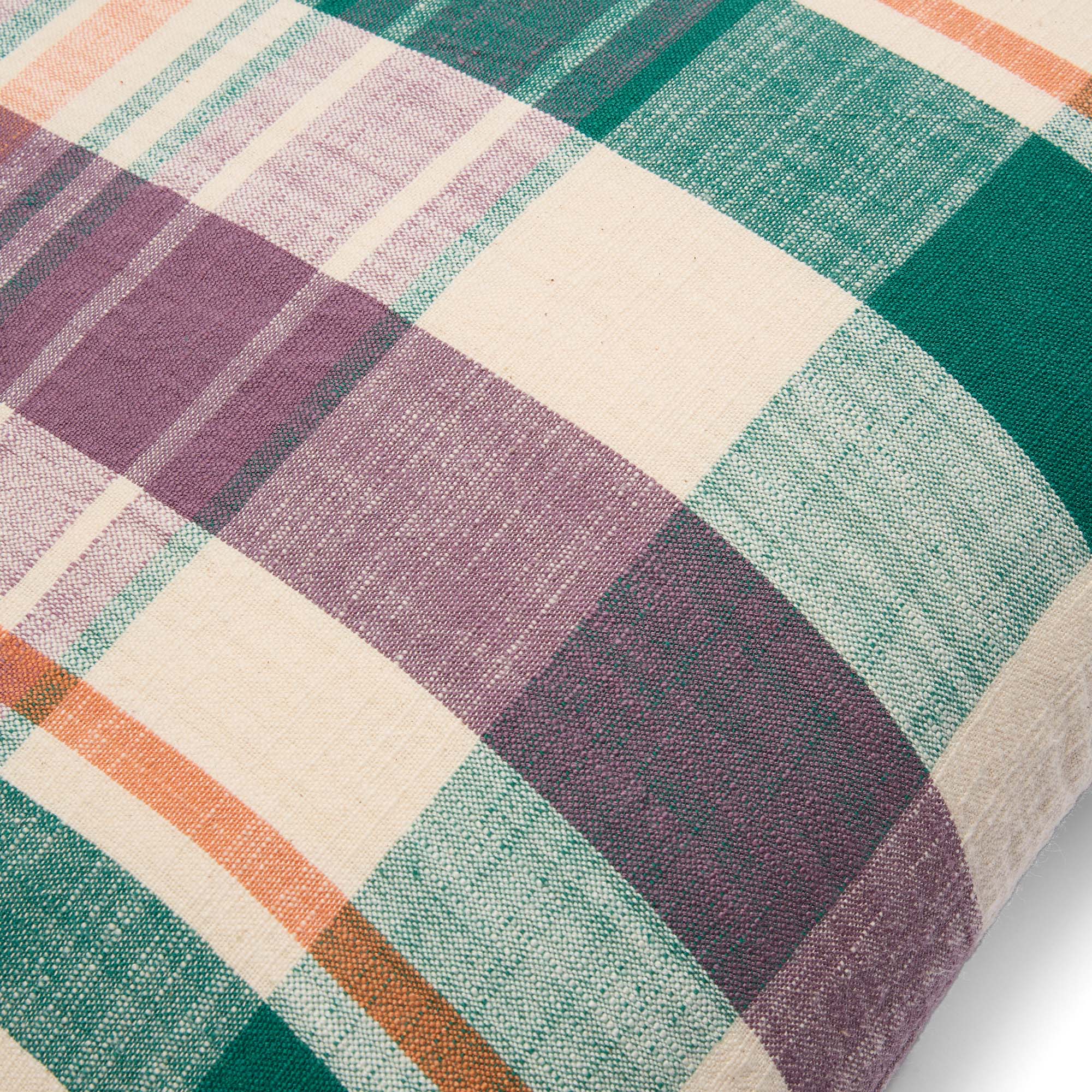 Marabar Cushion Cover Mauve & Green 50 x 50cm