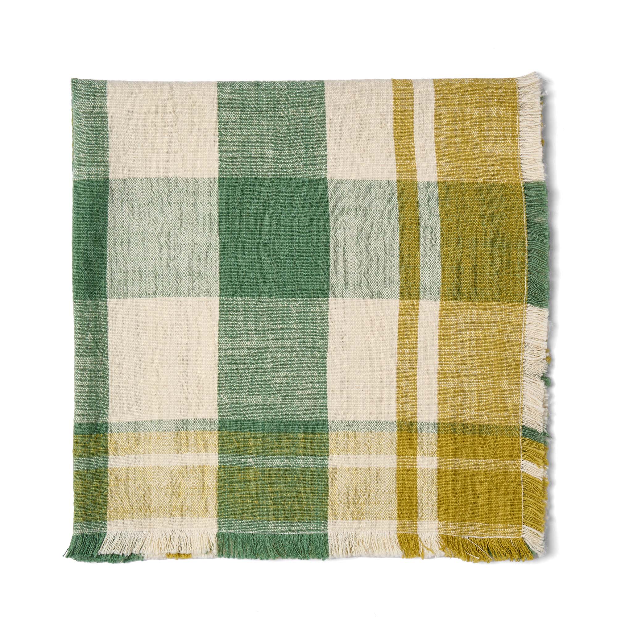 Marabar Napkins Green & Chartreuse 50 x 50cm (Set of 2)