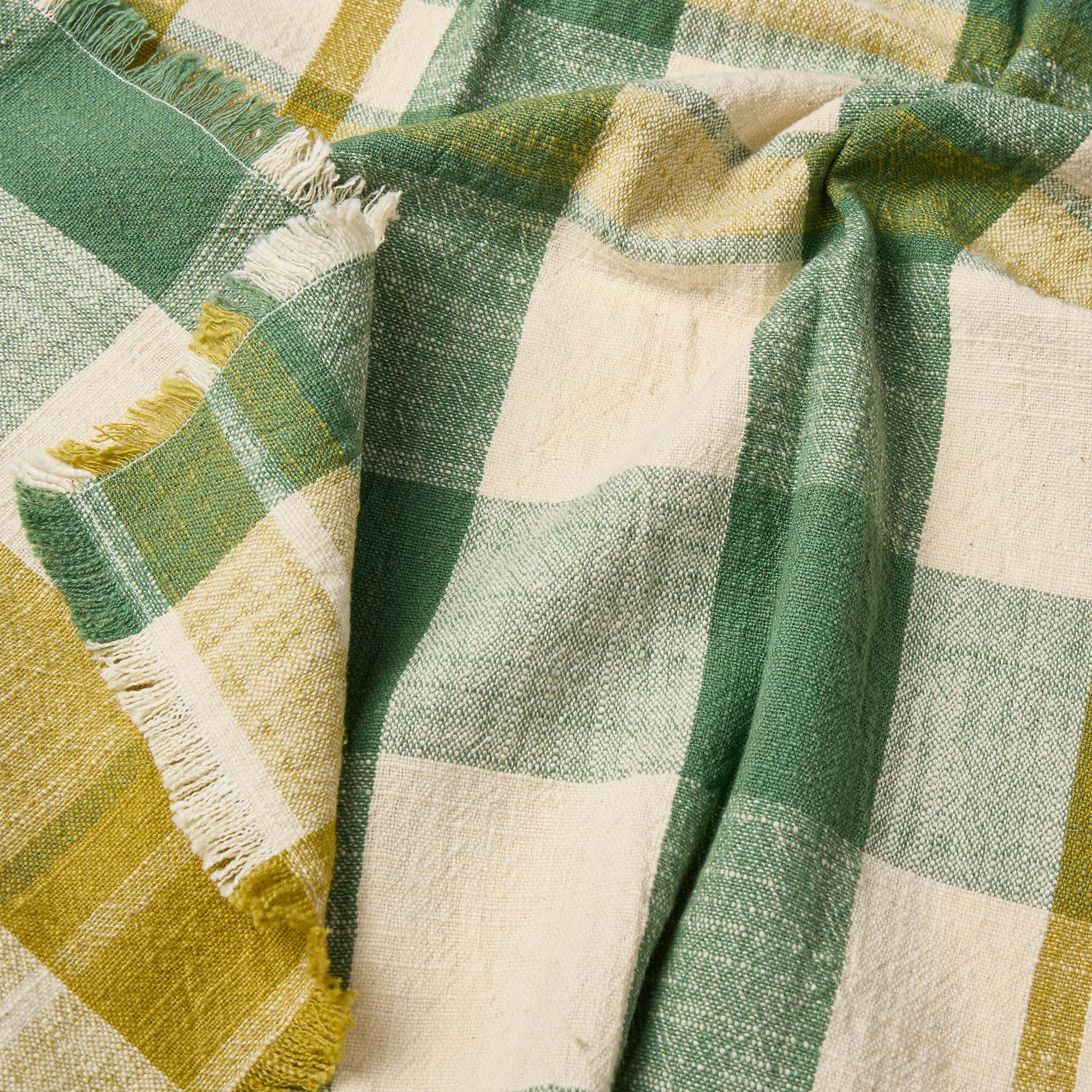 Marabar Napkins Green & Chartreuse 50 x 50cm (Set of 2)