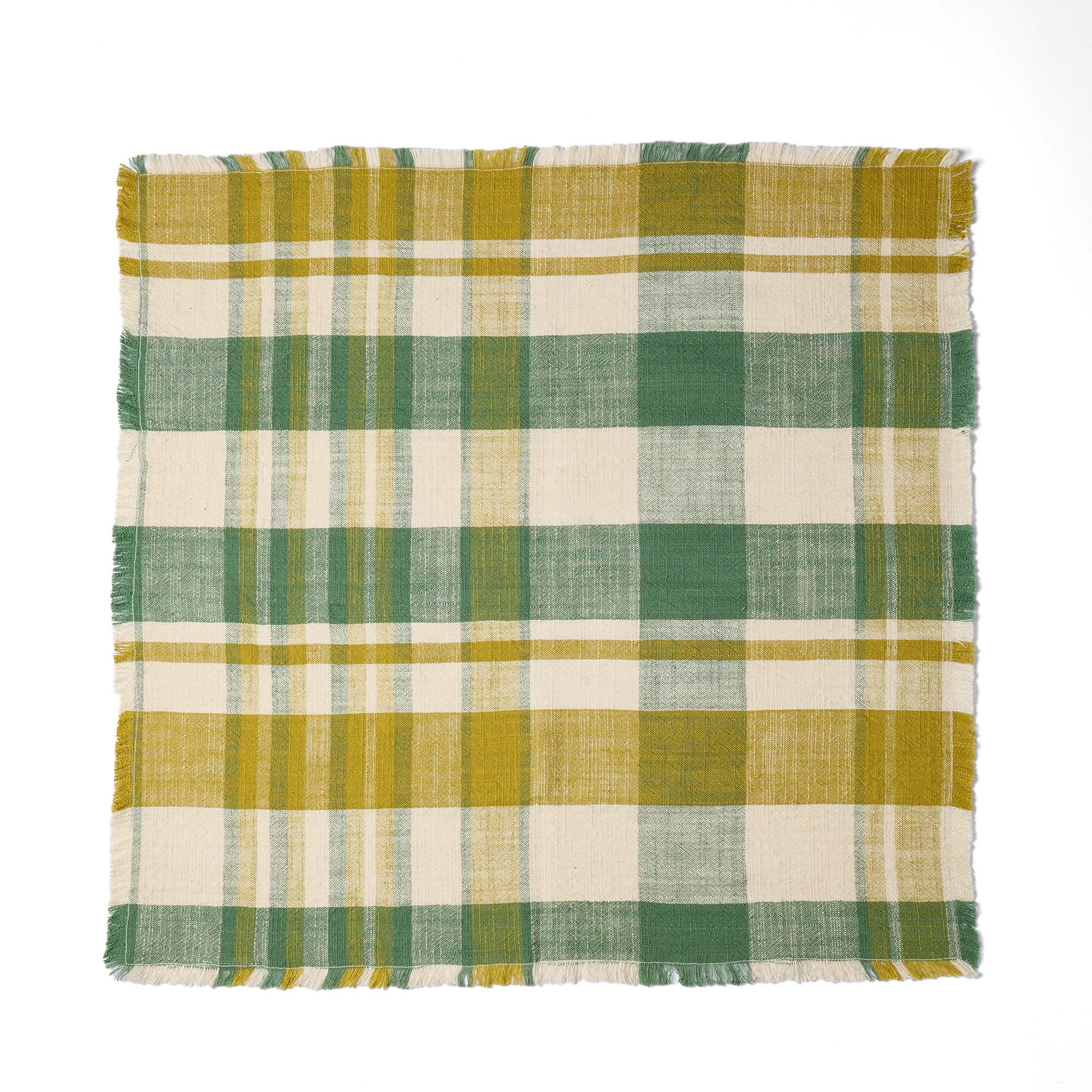 Marabar Napkins Green & Chartreuse 50 x 50cm (Set of 2)