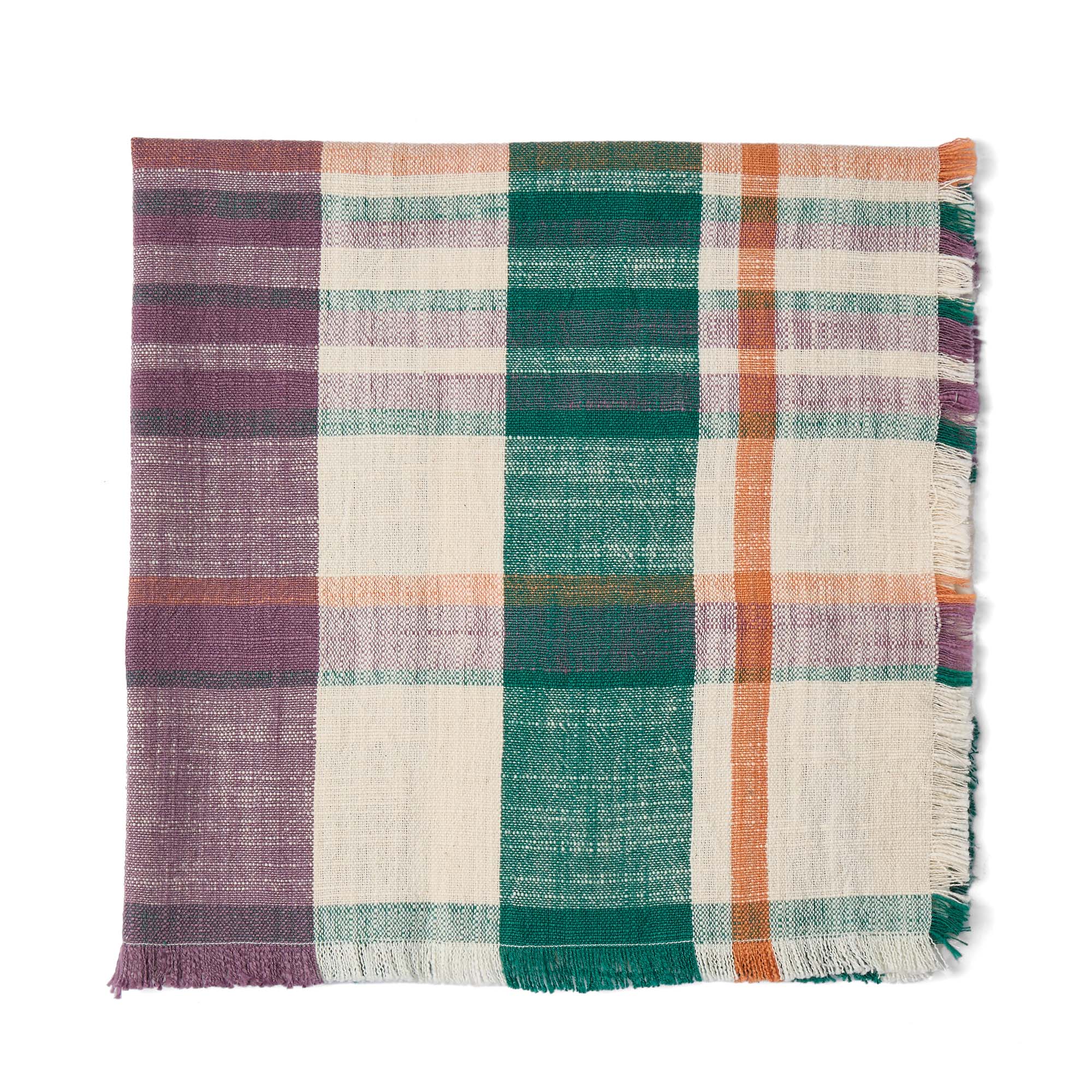 Marabar Napkins Mauve & Green 50 x 50cm (Set of 2)