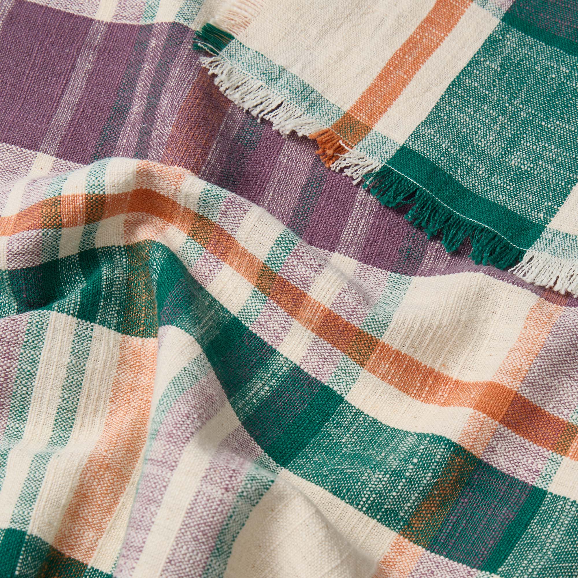 Marabar Napkins Mauve & Green 50 x 50cm (Set of 2)