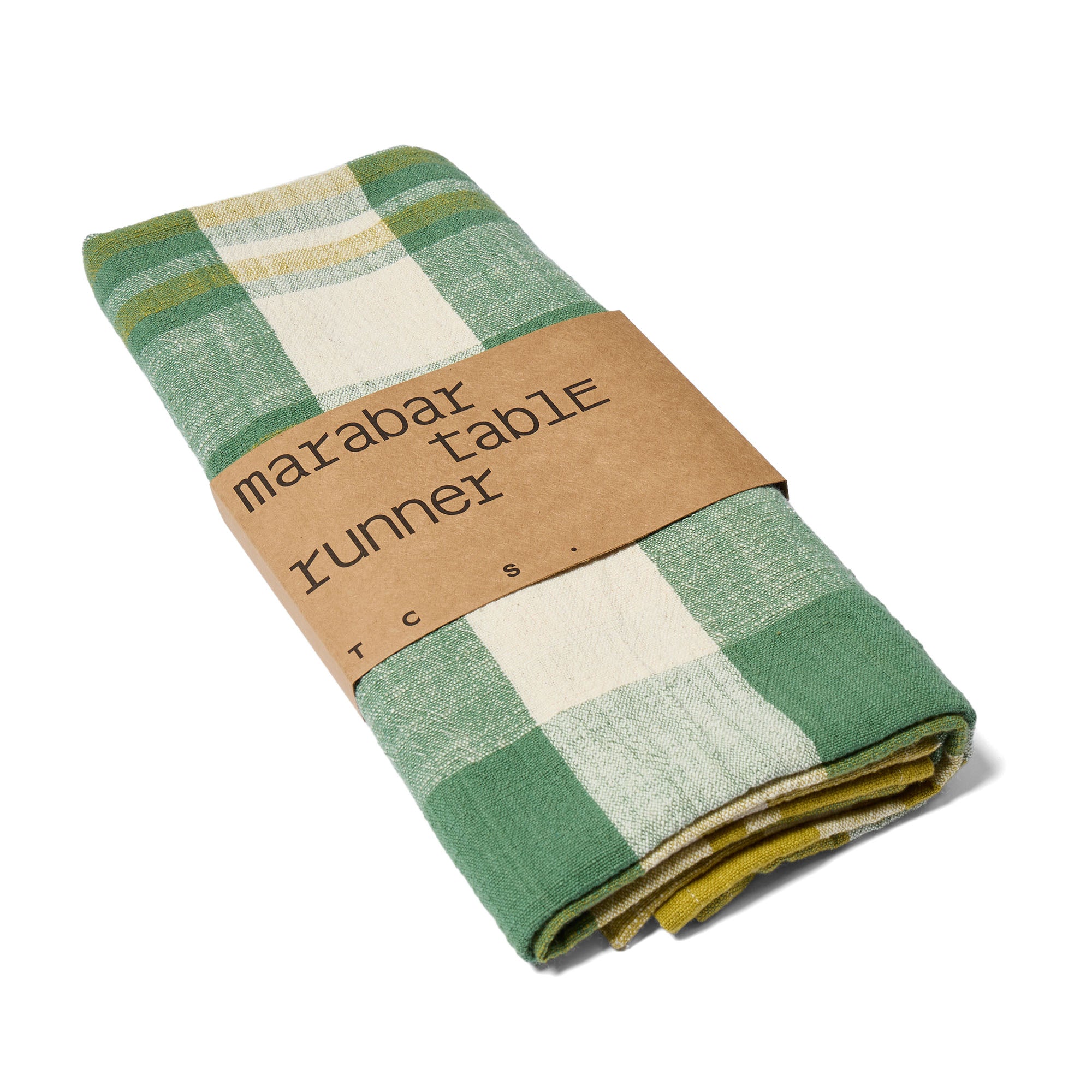 Marabar Table Runner Green & Chartreuse 260 x 40cm