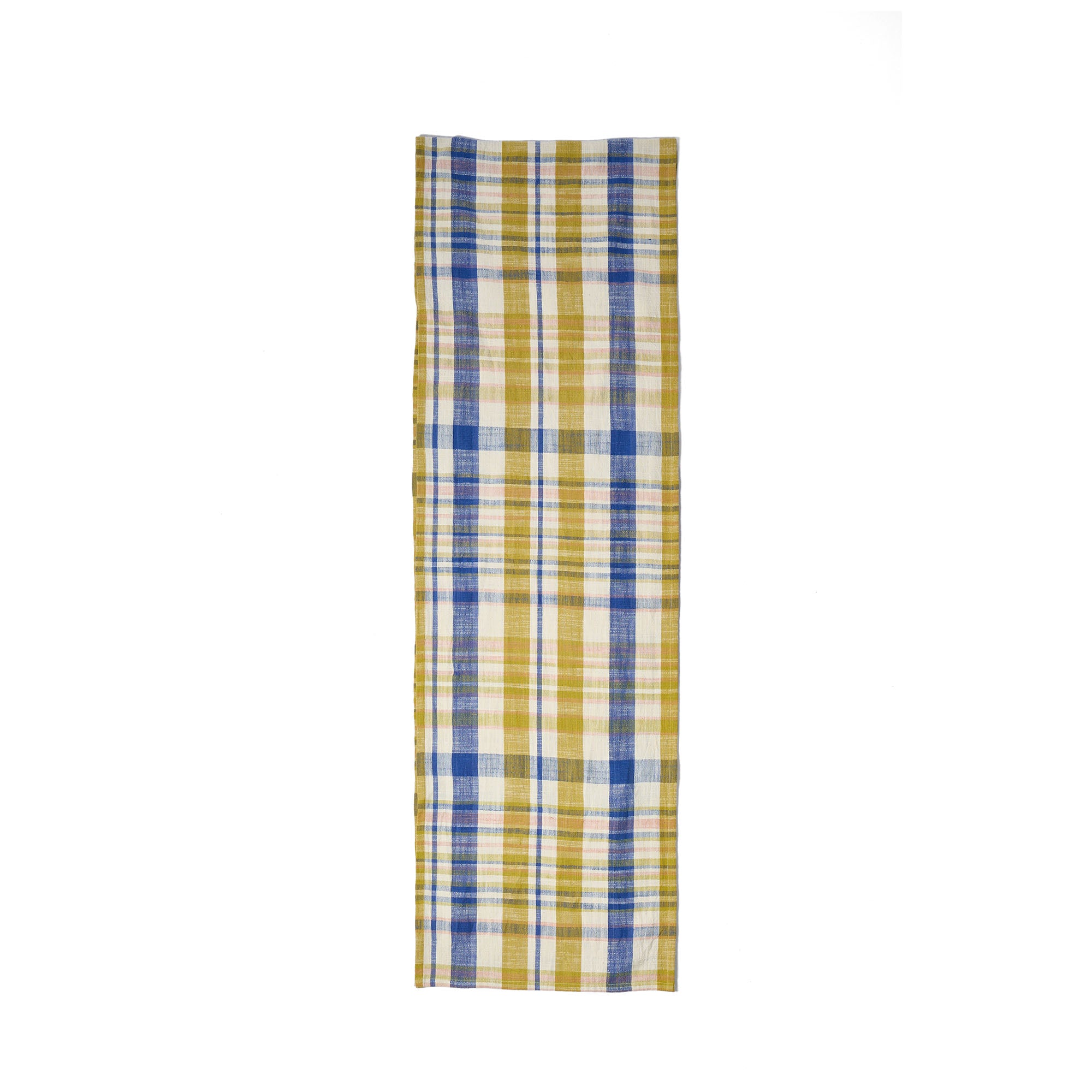 Marabar Table Runner Blue & Chartreuse 260 x 40cm