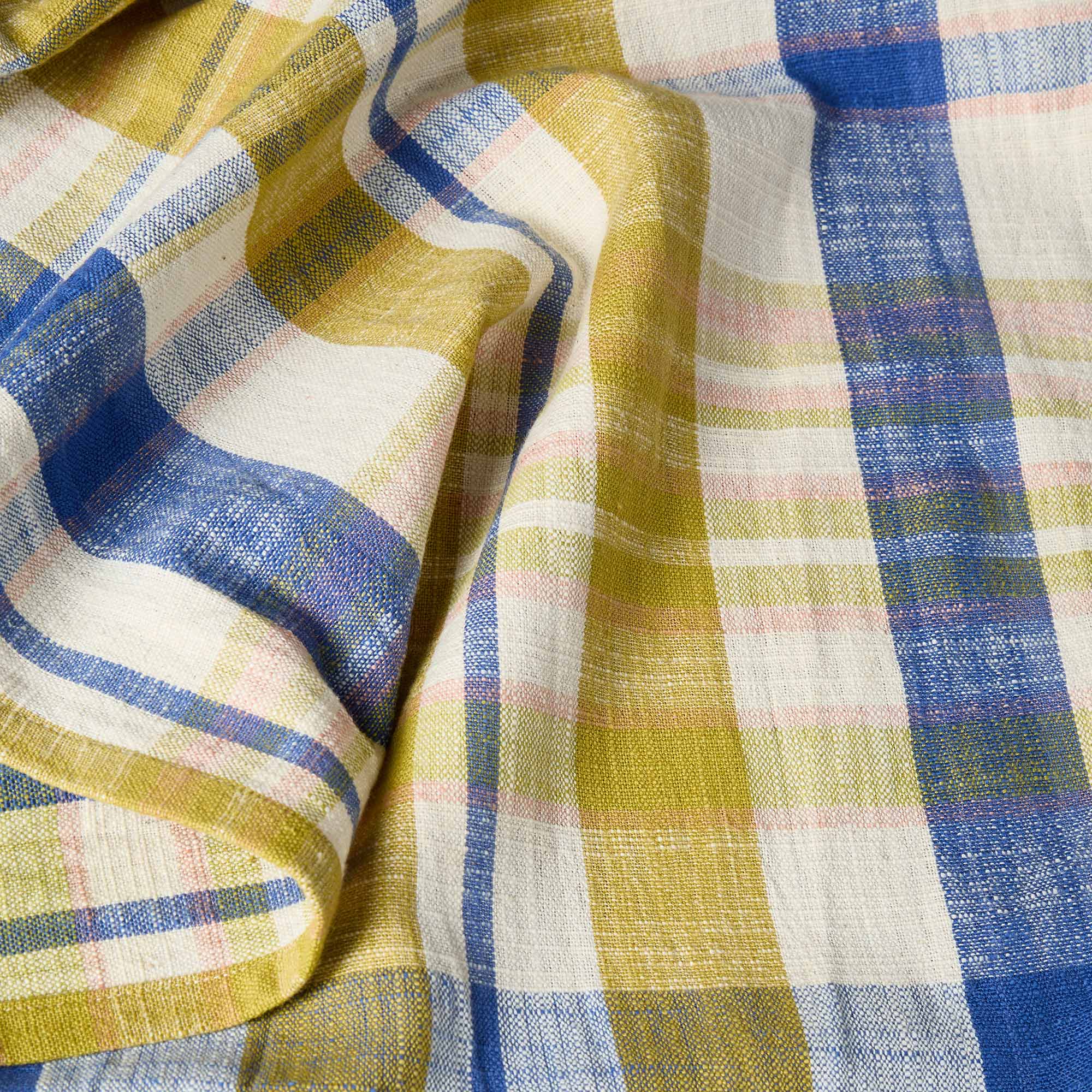 Marabar Table Runner Blue & Chartreuse 260 x 40cm