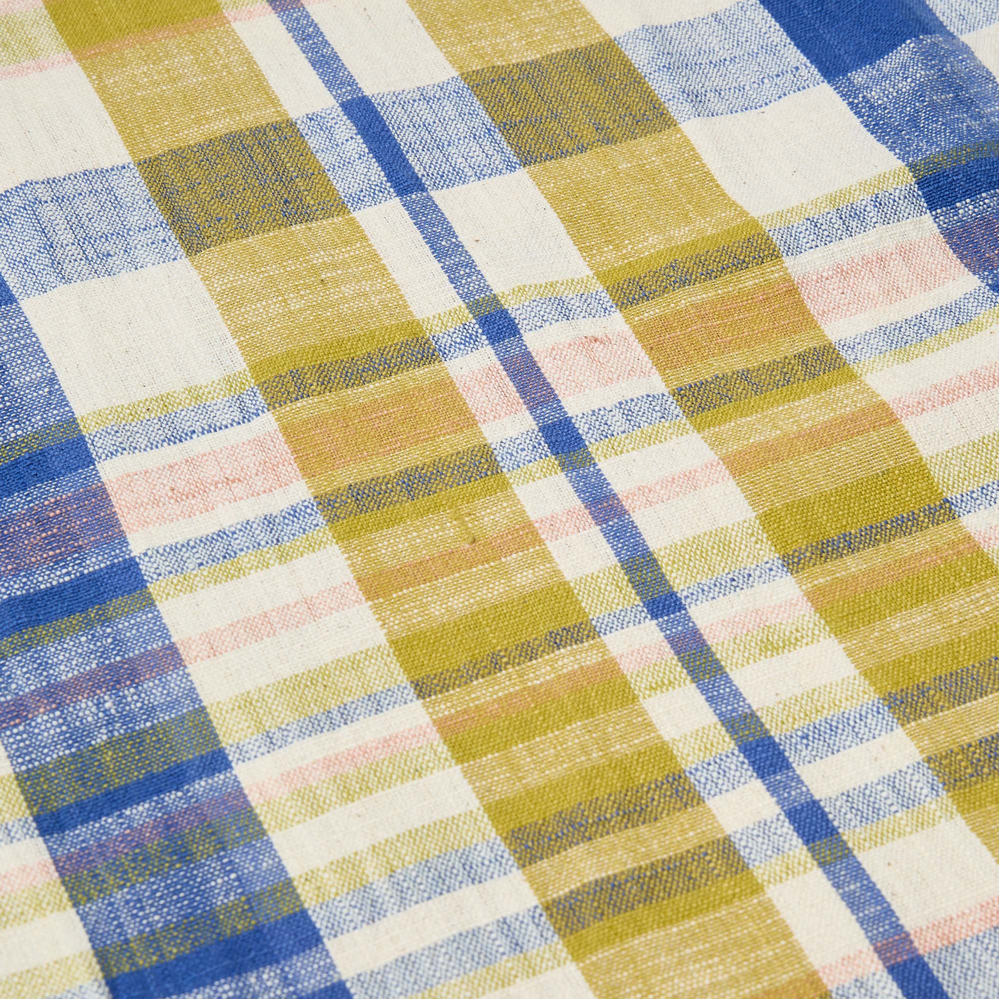 Marabar Table Runner Blue & Chartreuse 260 x 40cm