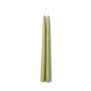 Taper Candle Pair Fern 30cm