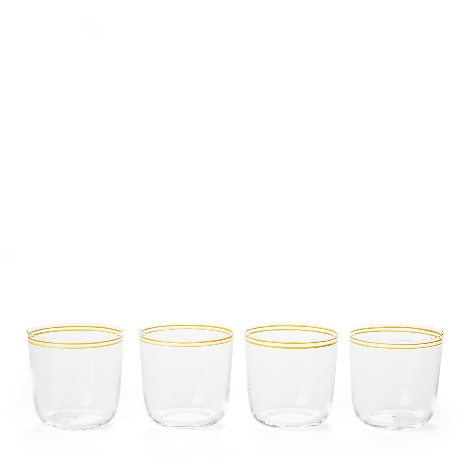 Halo Tumblers Orange & Mustard 360ml (Set of 4)