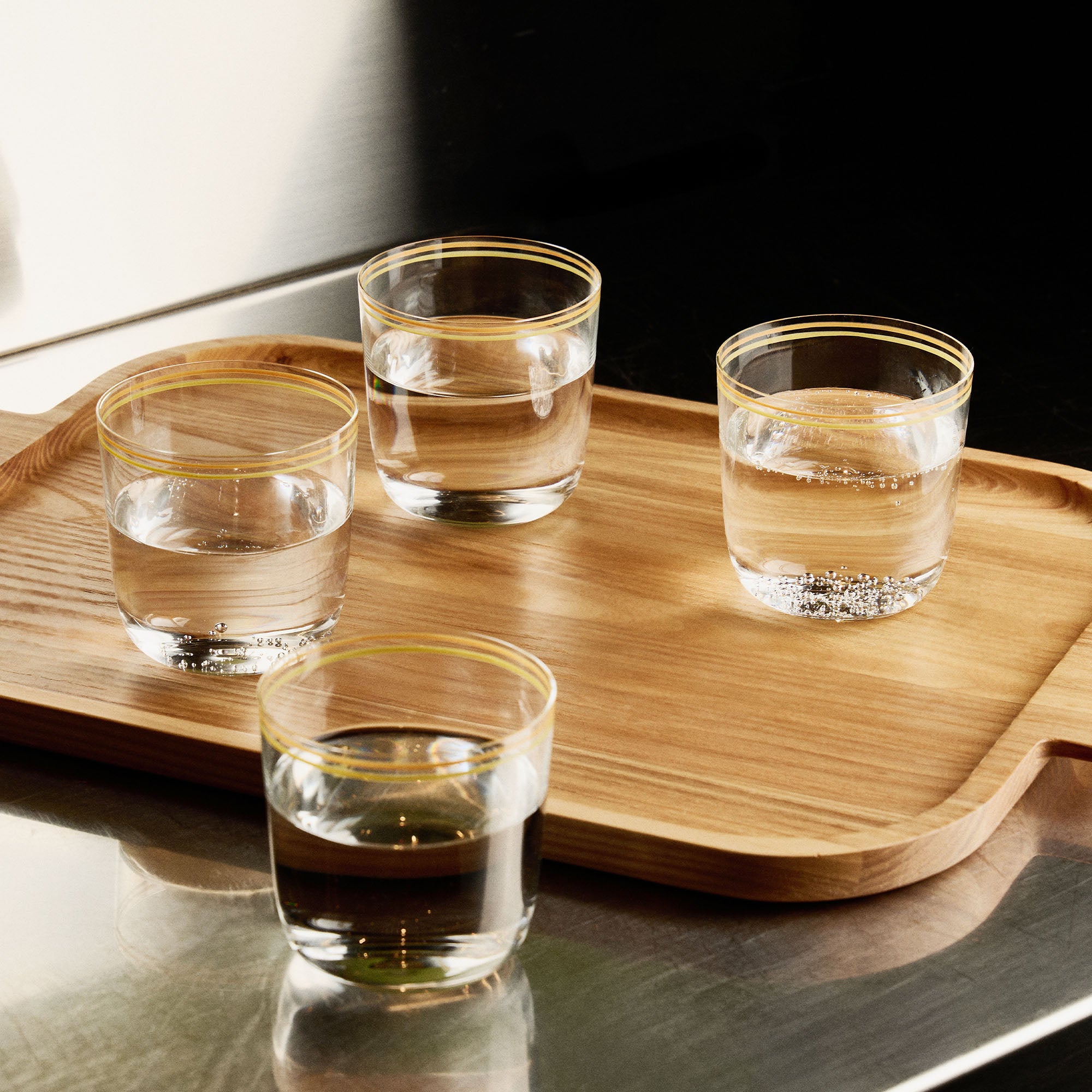 Halo Tumblers Orange & Mustard 360ml (Set of 4)