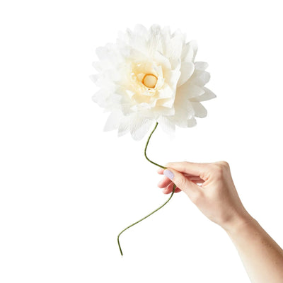 Paper Flower Grand Dahlia Sand