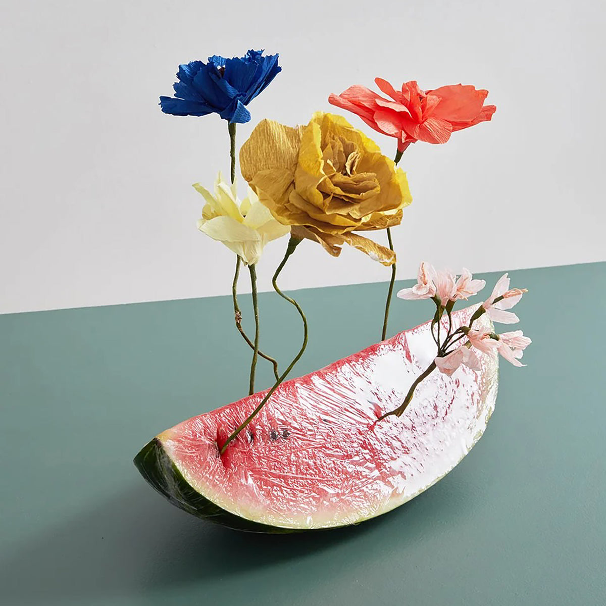 Paper Flower Ice Poppy Ochra