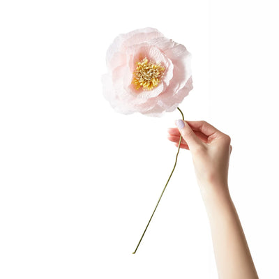 Paper Flower Ice Poppy Rose