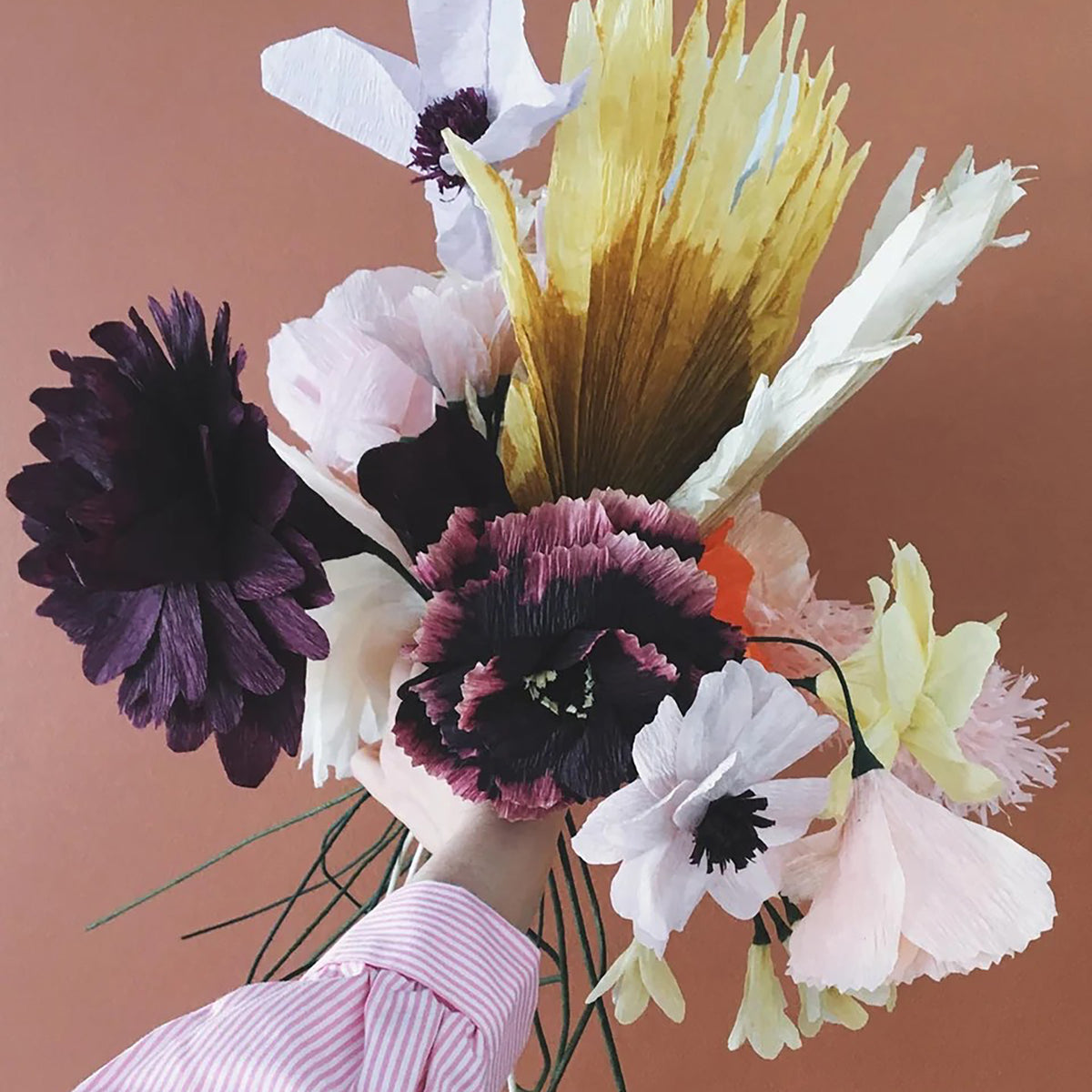 Paper Flower Pampas Rose