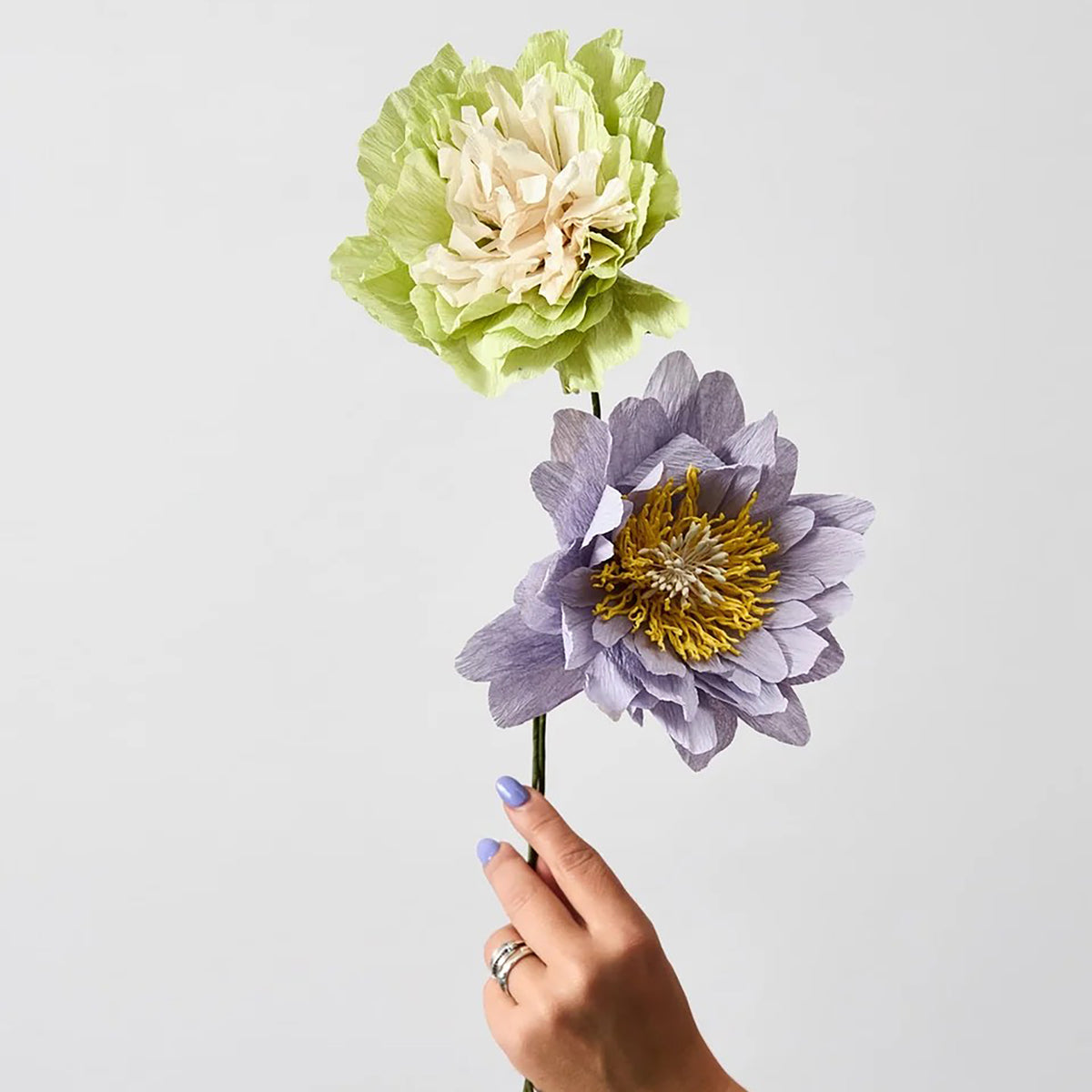 Paper Flower Veggie Rose Green