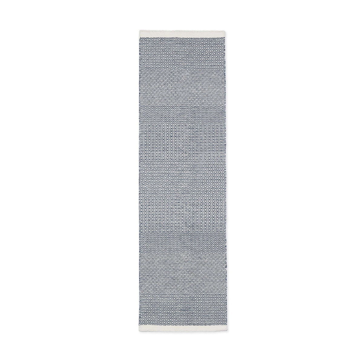 Mini Diamond Kilim Runner Ink 70 x 250cm