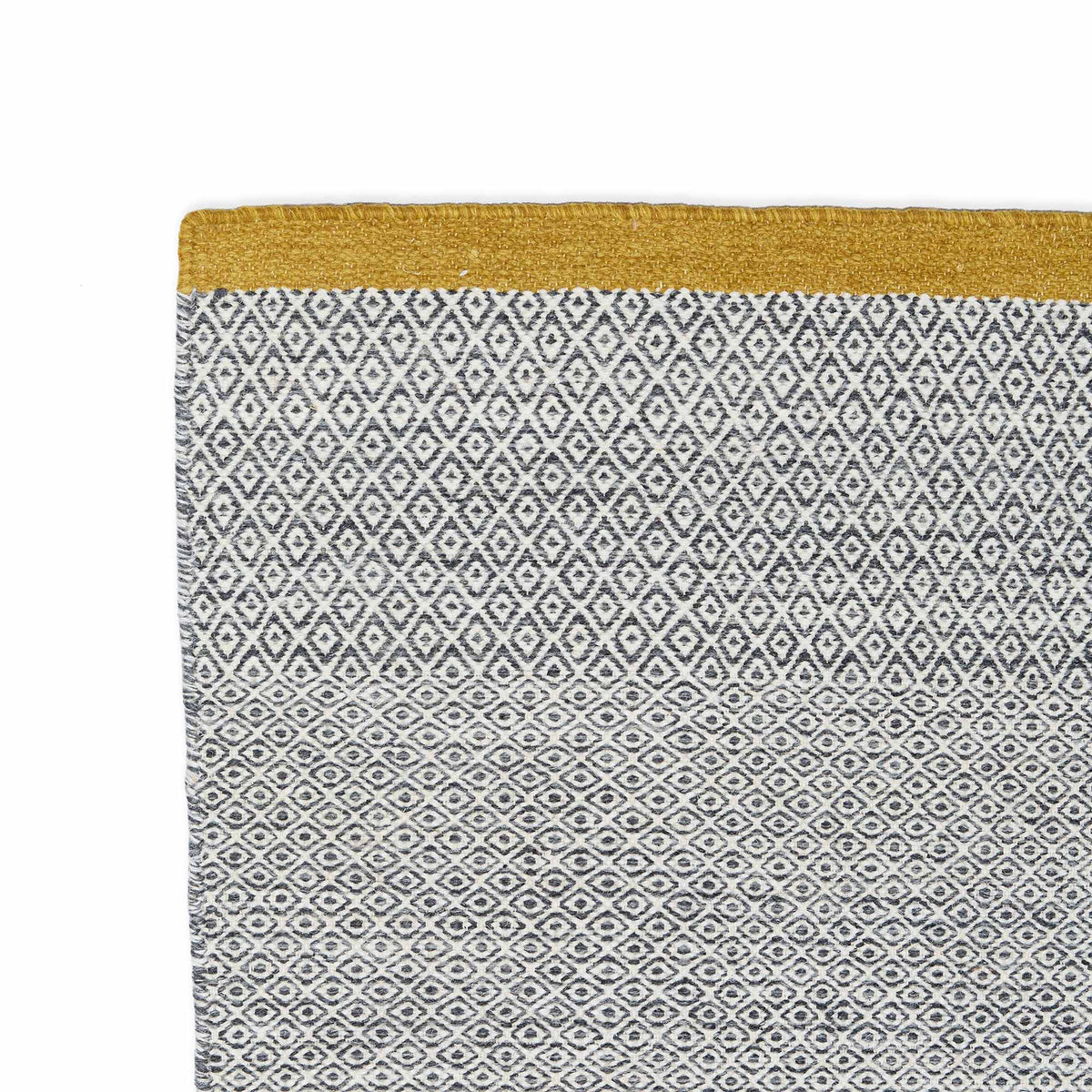 Mini Diamond Kilim Rug Charcoal & Pollen 200 x 300cm