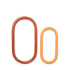 Icon Pill Nesting Trivets Red & Orange (Set of 2)