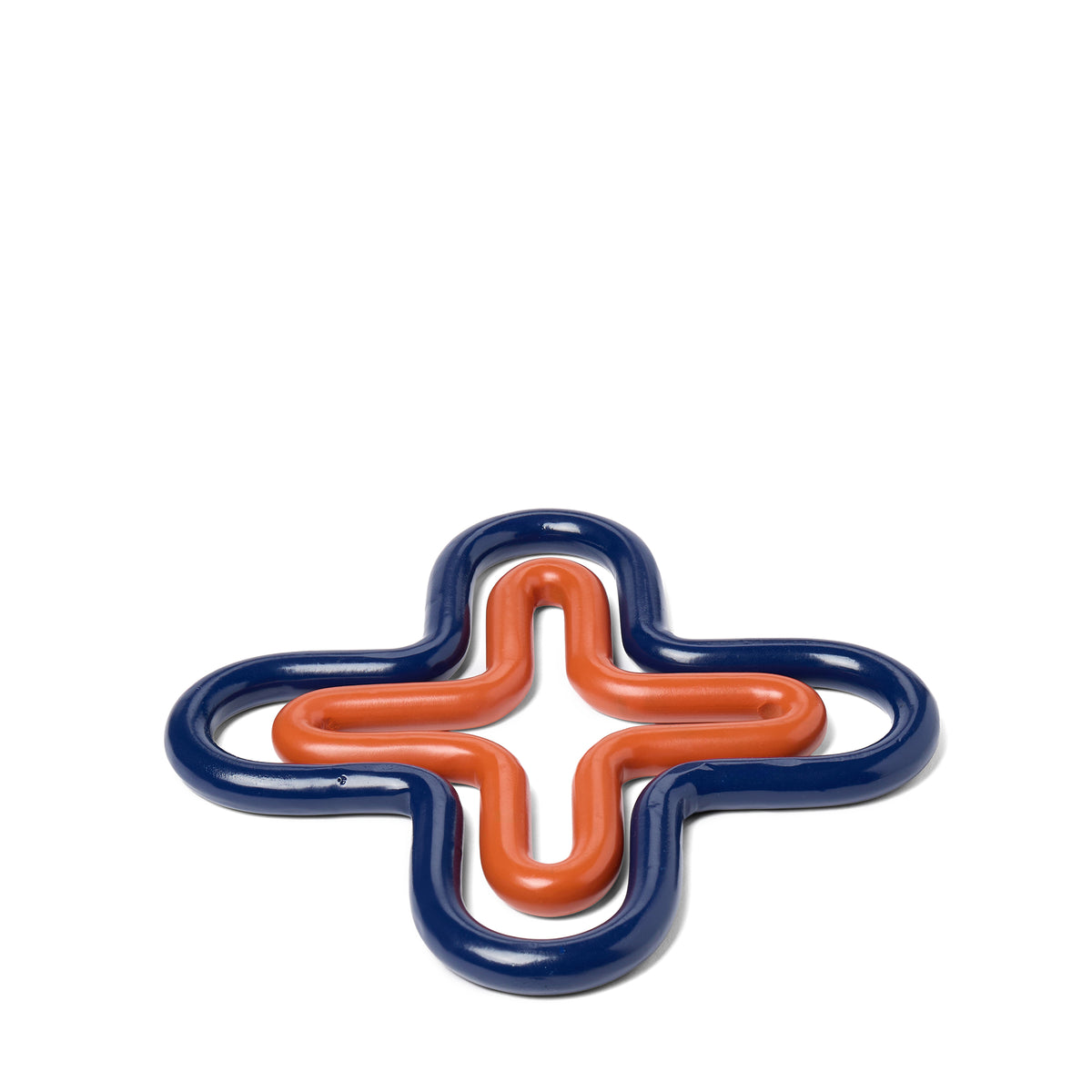 Icon Cross Nesting Trivets Red & Blue (Set of 2)