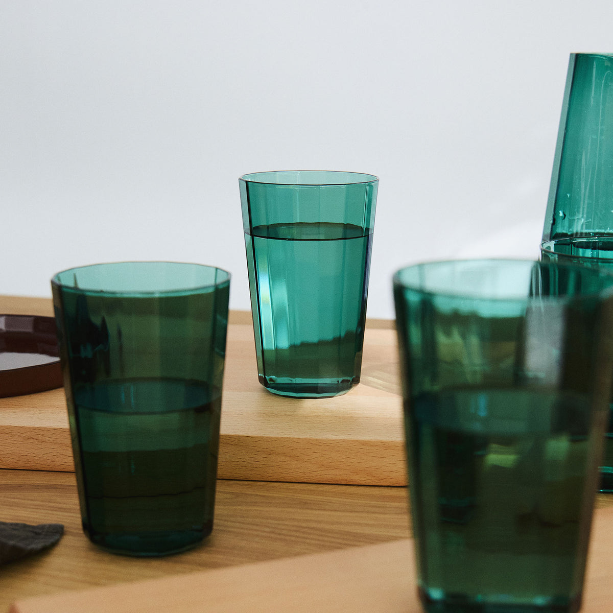 Fade Glass High Ball Petrol (Set of 4)