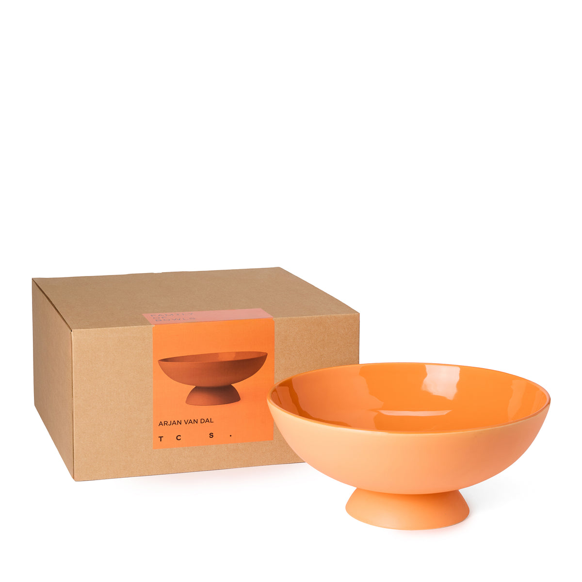 Yip Footed Bowl Orange