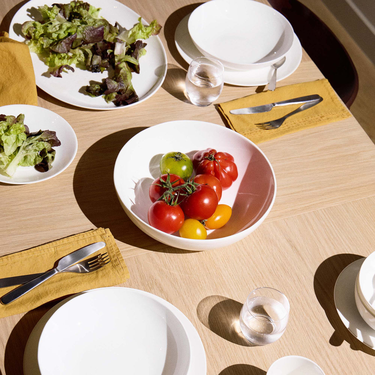 Arc Bone China Serving Bowl White 30cm