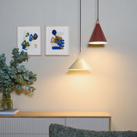 Nola Pendant Brick Red 22cm