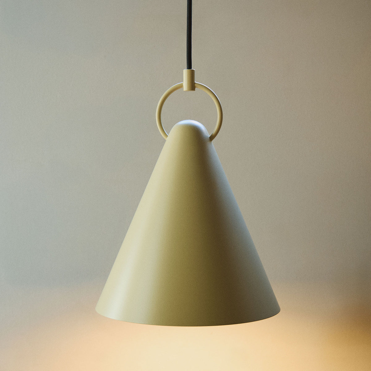 Nola Pendant Butter Yellow 22cm