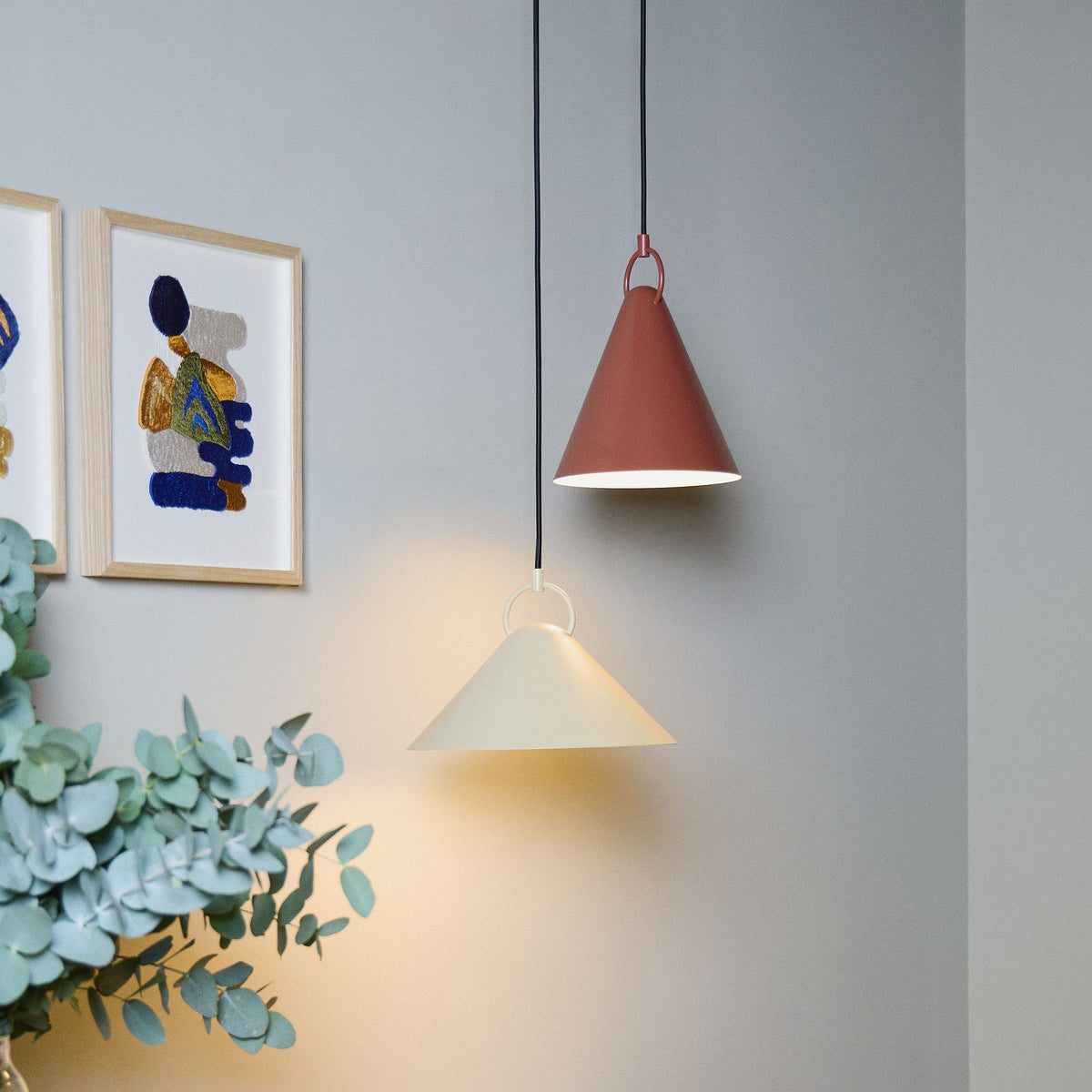 Nola Pendant Butter Yellow 30cm