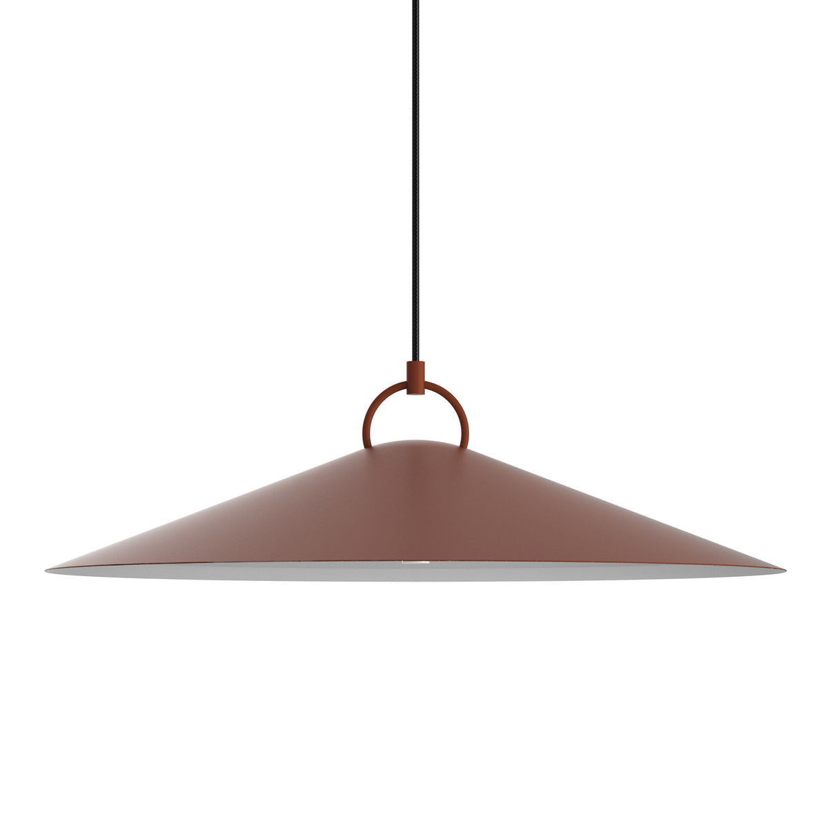 Nola Pendant Brick Red 56cm