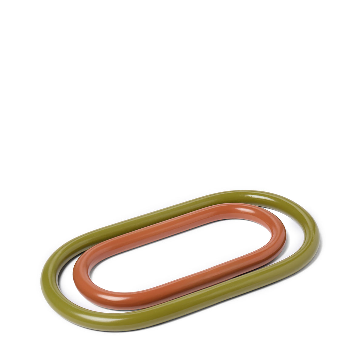 Icon Pill Nesting Trivets Green & Pink (Set of 2)