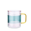Palette Glass Coffee Mugs Pink Large (Set of 2)